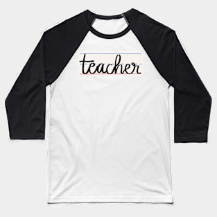 Teacher Baseball T-Shirt